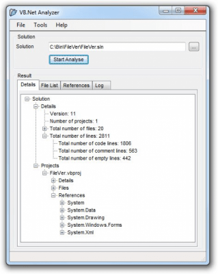 Скриншот приложения VB.net Analyser - №1