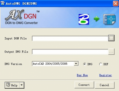 Скриншот приложения DGN to DWG Converter - №1