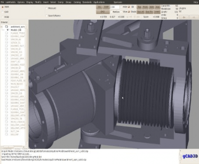 Скриншот приложения gCAD3D - №1