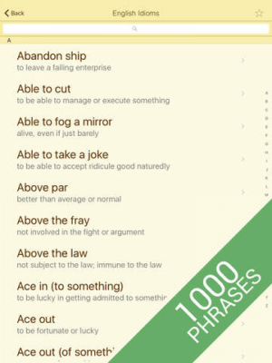 Скриншот приложения English Idioms Dictionary - №3
