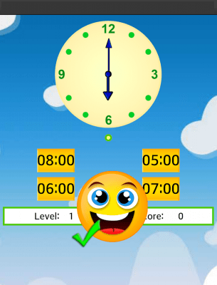 Скриншот приложения Clock Games for Kids - №2