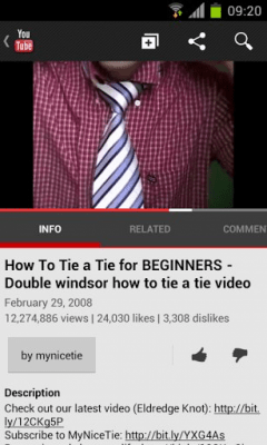 Скриншот приложения how to tie a tie - №2