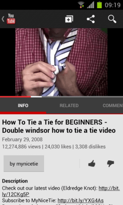 Скриншот приложения how to tie a tie - №4
