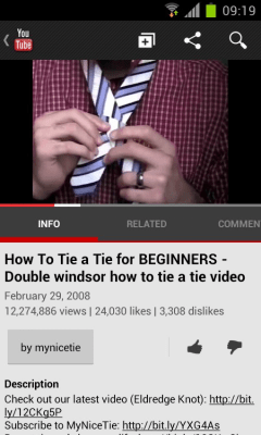 Скриншот приложения how to tie a tie - №5