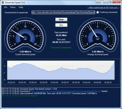 Скриншот приложения Download Speed Test - №1