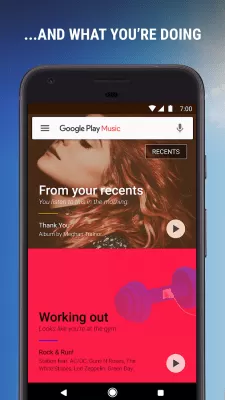 Скриншот приложения Google Play Музыка - №6
