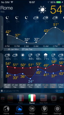 Скриншот приложения Земля 3D с прогнозом погоды - №3