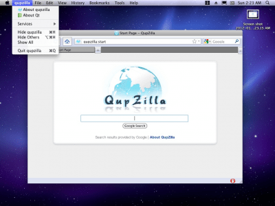 Скриншот приложения QupZilla - №1