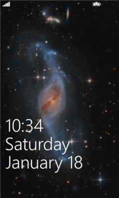 Скриншот приложения Astronomy Lock Screen - №1