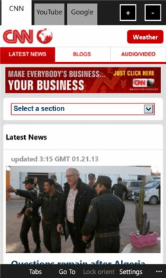Скриншот приложения SurfCube 3D Browser - №3