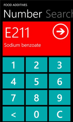 Скриншот приложения Food Additives - №3