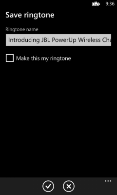 Скриншот приложения Nokia Lumia Ringtone - №2