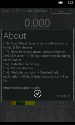 Скриншот приложения Metal Detector - HTC - №4