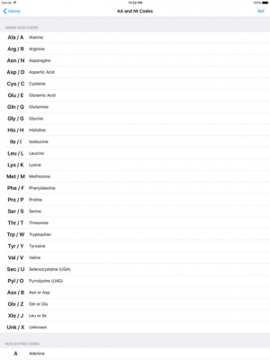 Скриншот приложения Genetic Code - №5