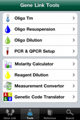 Скриншот приложения An Array of Genetic Tools from Gene Link, Inc. - №9