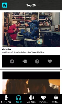 Скриншот приложения Internet Radio & Video Songs - №3
