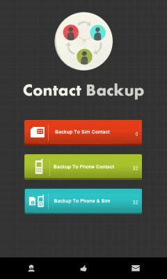 Скриншот приложения Contact Backup - №2