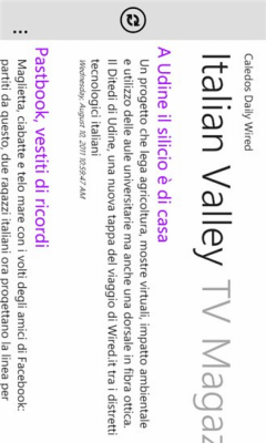 Скриншот приложения Daily Wired Italia - №7