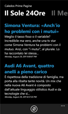 Скриншот приложения Caledos Prime Pagine - №4