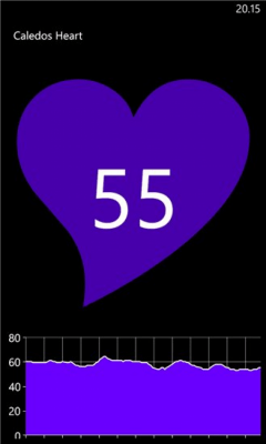 Скриншот приложения Caledos Heart Mon - №3
