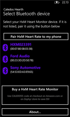 Скриншот приложения Caledos Heart Mon - №4