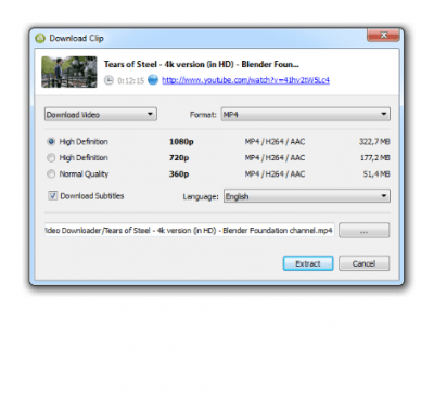 Скриншот приложения 4K Video to MP3 Portable - №2