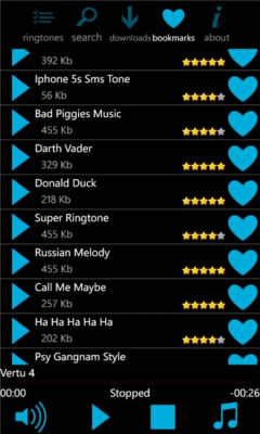 Скриншот приложения Ringtones - №1