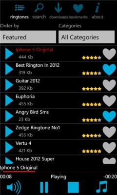 Скриншот приложения Ringtones - №4