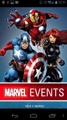 Скриншот приложения Marvel Events - №1