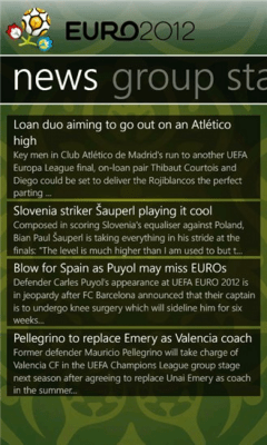 Скриншот приложения Euro 2012 Live - №3
