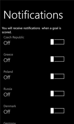 Скриншот приложения Euro 2012 Live - №4