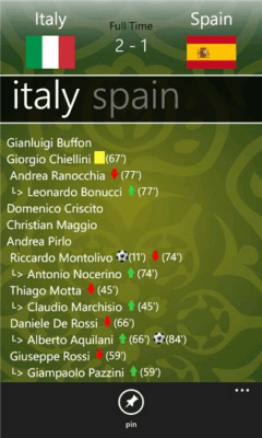 Скриншот приложения Euro 2012 Live - №5