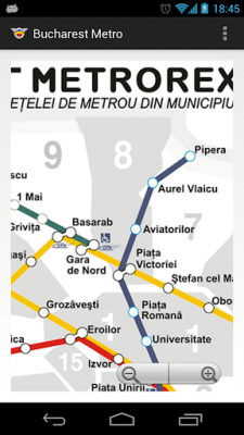 Скриншот приложения Бухарест Карта метро - №2