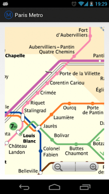 Скриншот приложения Paris Metro MAP - №1