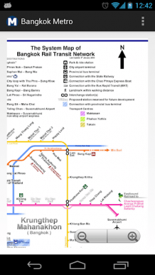 Скриншот приложения Bangkok Metro MAP - №1