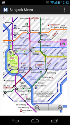 Скриншот приложения Bangkok Metro MAP - №2