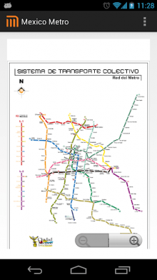 Скриншот приложения Mexico D.F Metro MAP - №1