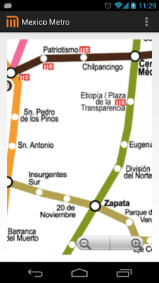 Скриншот приложения Mexico D.F Metro MAP - №2