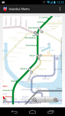 Скриншот приложения Istanbul Metro - №1