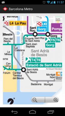 Скриншот приложения BCN Metro MAP - №2