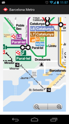 Скриншот приложения BCN Metro MAP - №3