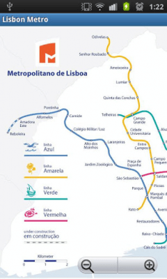 Скриншот приложения Lisbon Metro MAP - №3
