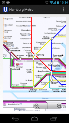 Скриншот приложения Hamburg Metro MAP - №1