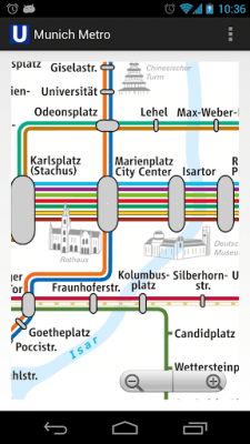 Скриншот приложения Munich Metro MAP - №2