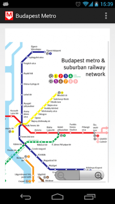 Скриншот приложения Budapest Metro MAP - №2