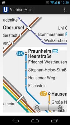 Скриншот приложения Frankfurt Metro MAP - №4