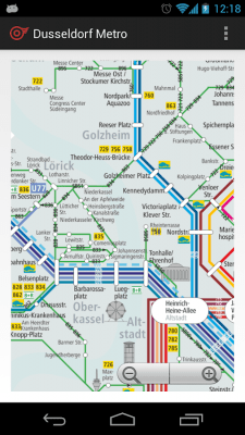 Скриншот приложения Dusseldorf Metro MAP - №3