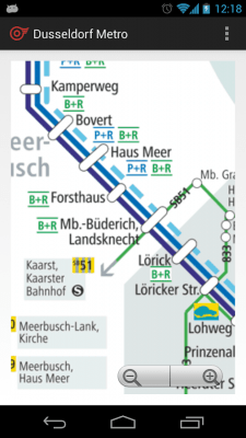 Скриншот приложения Dusseldorf Metro MAP - №4