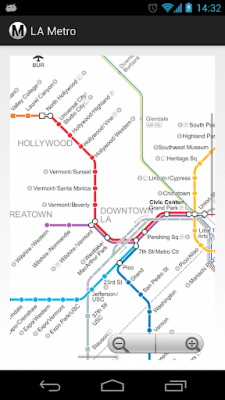 Скриншот приложения Los Angeles Metro/Subway MAP - №1