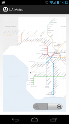 Скриншот приложения Los Angeles Metro/Subway MAP - №2